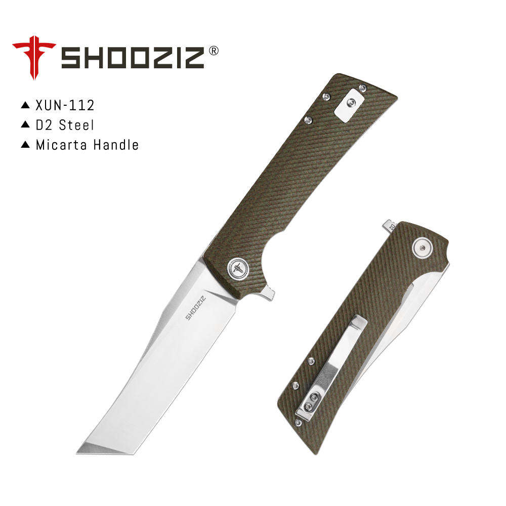 سكين قابل للطي Shooziz XUN112  - مراجعة Edc Carry Clip وسعره