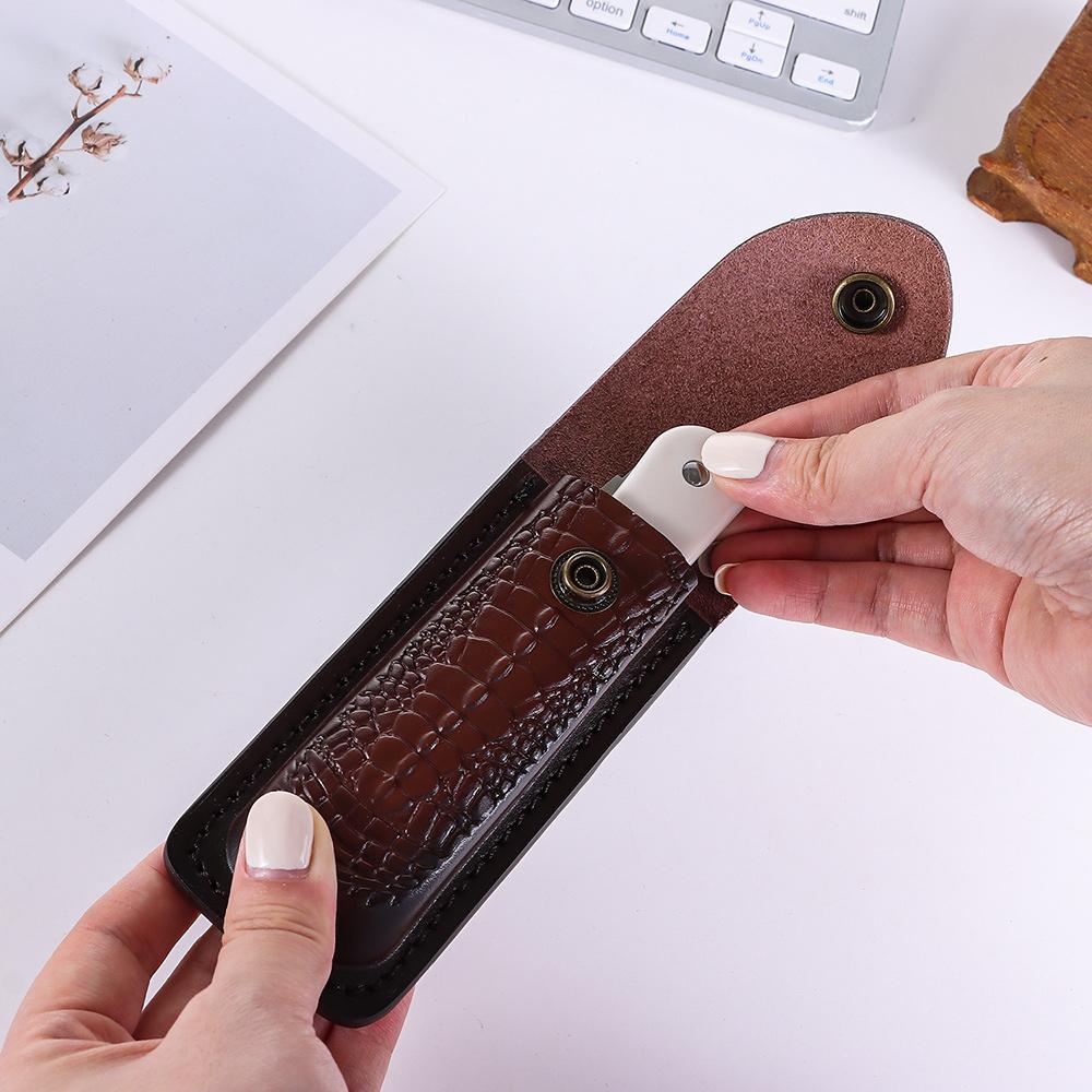 غمد جلد البقر لسكين الطي - حقي - مراجعة Edc Everyday Carry Knives وسعره
