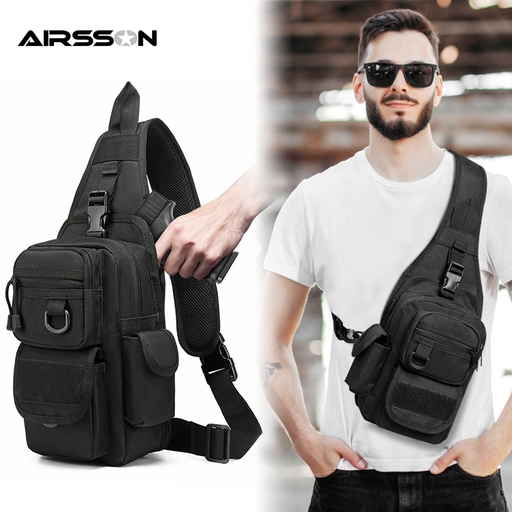 التكتيكية مسدس حقيبة أخفى مسدس - مراجعة Edc Concealed Carry Sling Bag وسعره