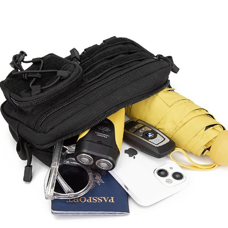 التكتيكية مول الإدارة الأفقية  - مراجعة Edc Carry Fanny Pack وسعره