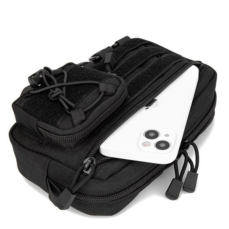التكتيكية مول الإدارة الأفقية  - مراجعة Edc Carry Fanny Pack وسعره