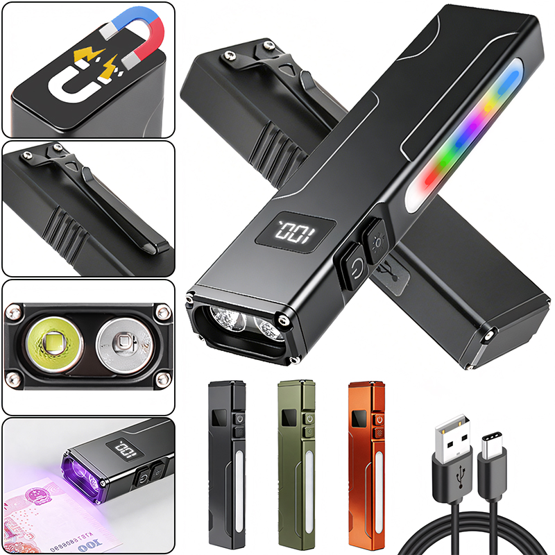 مصباح عمل متعدد الوظائف EDC مع - مراجعة Edc Carry Clip وسعره