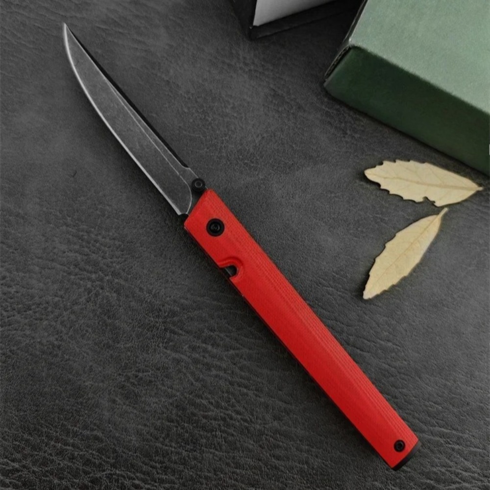 سكين جيب قابل للطي 7096 بمقبض  - مراجعة Edc Carry Pocket Knife وسعره