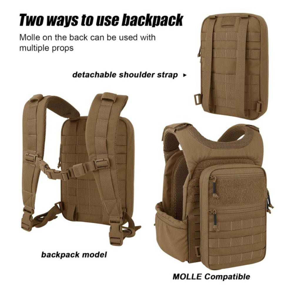 حقيبة ظهر تكتيكية MOLLE مقاومة - مراجعة Edc Carry Kit وسعره